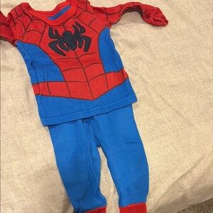 Kids Spider Hero Pajamas - Red and Blue